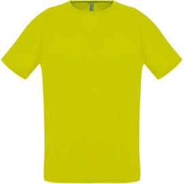 Футболка унисекс Sporty 140 желтый неон, размер XXs, Цвет: желтый, Размер: 3XL