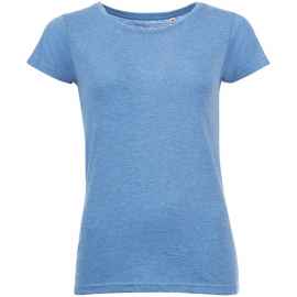 Футболка женская Mixed Women голубой меланж, размер XL, Цвет: голубой меланж, Размер: XL
