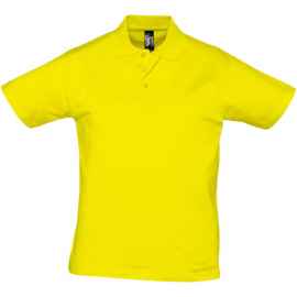 Рубашка поло мужская Prescott men 170 желтая (лимонная), размер S, Цвет: лимонный, Размер: S