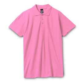 Рубашка поло мужская Spring 210 розовая, размер M, Цвет: розовый, Размер: M