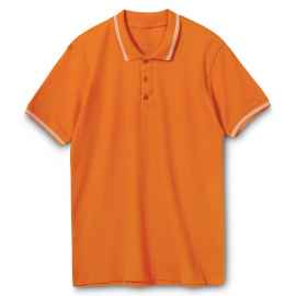 Рубашка поло Virma Stripes, оранжевая, размер S, Цвет: оранжевый, Размер: S