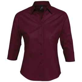 Рубашка женская с рукавом 3/4 Effect 140 бордовая, размер XS, Цвет: бордо, Размер: XS