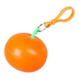 Дождевик в футляре «Фрукт», оранжевый мандарин, Цвет: оранжевый, Размер: диаметр 6