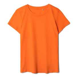 Футболка женская T-bolka Lady оранжевая, размер S, Цвет: оранжевый, Размер: XL v2
