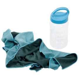 Охлаждающее полотенце Weddell, голубое, Цвет: голубой, Размер: полотенце 80х30 с