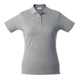 Рубашка поло женская Surf Lady серый меланж, размер XS, Цвет: серый меланж, Размер: XS