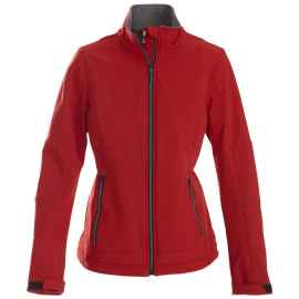 Куртка софтшелл женская Trial Lady красная, размер XS, Цвет: красный, Размер: XS