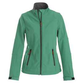 Куртка софтшелл женская Trial Lady зеленая, размер S, Цвет: зеленый, Размер: S