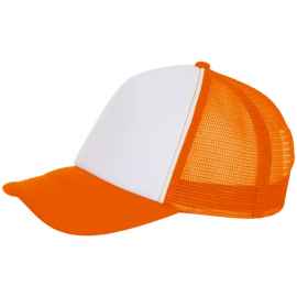 Бейсболка Bubble, оранжевый неон с белым, Цвет: оранжевый, Размер: 56-58