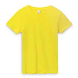 Футболка женская Regent Women лимонно-желтая, размер XXL, Цвет: лимонный, Размер: XXL