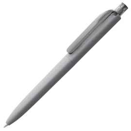 Ручка шариковая Prodir DS8 PRR-T Soft Touch, серая, Цвет: серый, Размер: 14х1
