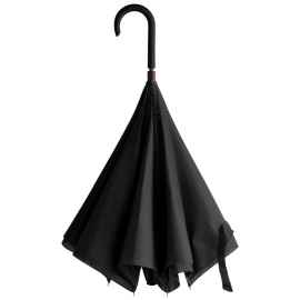 Зонт наоборот Unit Style, трость, черный, Цвет: черный, Размер: Длина 78 см