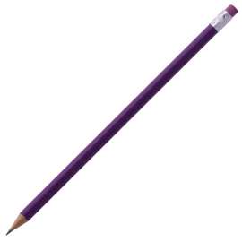 Карандаш простой Triangle с ластиком, фиолетовый, Цвет: фиолетовый, Размер: 19х0