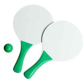 Набор для игры в пляжный теннис Cupsol, зеленый, Цвет: зеленый, Размер: 33x19 см