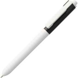 Ручка шариковая Hint Special, белая с черным, Цвет: черный, Размер: 14х1 см