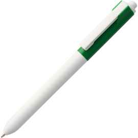 Ручка шариковая Hint Special, белая с зеленым, Цвет: зеленый, Размер: 14х1 см