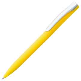 Ручка шариковая Pin Soft Touch, желтая, Цвет: желтый, Размер: 14
