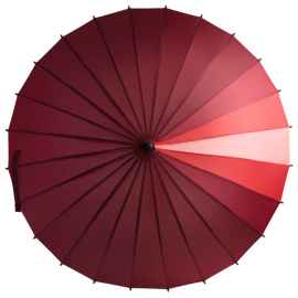 Зонт-трость «Спектр», красный, Цвет: красный, Размер: Длина 80 см