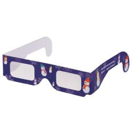 Волшебные очки Magic Eyes, со снеговиками, Размер: в развернутом виде: 40х3