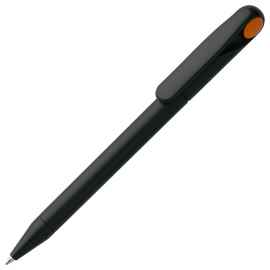 Ручка шариковая Prodir DS1 TMM Dot, черная с оранжевым, Цвет: оранжевый, Размер: 14х1