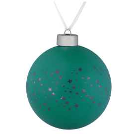 Елочный шар Stars, 10 см, зеленый, Цвет: зеленый, Размер: диаметр 10 с