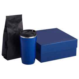 Набор Grain: термостакан и кофе, синий, Цвет: синий, Размер: 18