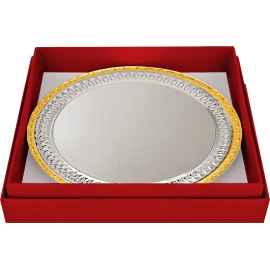 1825-002 Футляр для тарелки, 15,5х3х15,5 (красный), Размер: 15,5х3х15,5