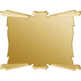 1849-100 Диплом металлический (золото), Цвет: Золото
