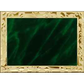 1856-105 Диплом металлический (зеленый), Цвет: зеленый