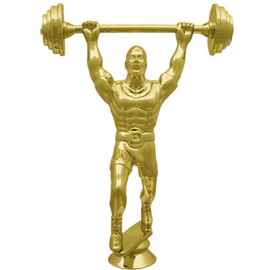 2305-100 Фигура Тяжелая атлетика, золото