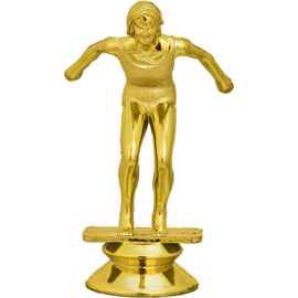 2320-100 Фигура Плавание жен, золото, Цвет: Золото