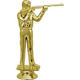 2324-120 Фигура Стрельба от плеча, золото, Цвет: Золото