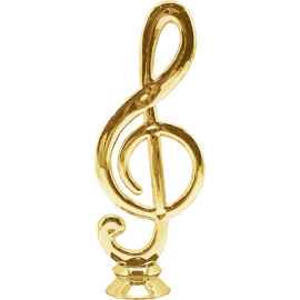 Фигура Скрипичный ключ, золото
