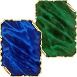 1005-150 Диплом металлический (зеленый), Цвет: зеленый