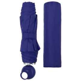 Зонт складной Floyd с кольцом, синий, Цвет: синий, Размер: длина 57 см