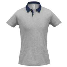 Рубашка поло мужская DNM Forward серый меланж, размер S, Цвет: серый меланж, Размер: S