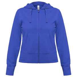 Толстовка женская Hooded Full Zip ярко-синяя, размер XS, Цвет: синий, Размер: XS