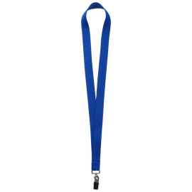 Лента для бейджа Neckband, синяя, Цвет: синий, Размер: ширина ленты 2 см