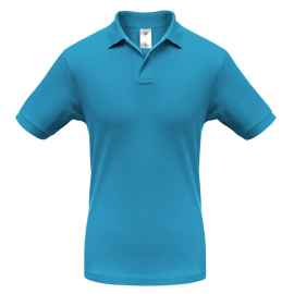 Рубашка поло Safran бирюзовая, размер S, Цвет: бирюзовый, Размер: S