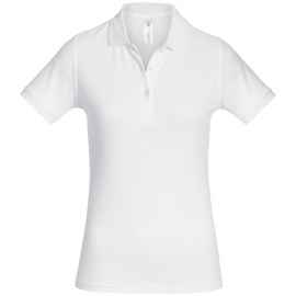 Рубашка поло женская Safran Timeless белая, размер XXL, Цвет: белый, Размер: XXL