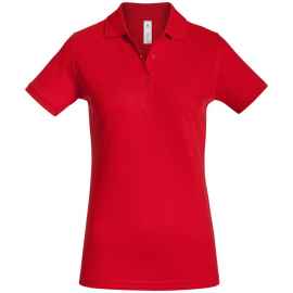 Рубашка поло женская Safran Timeless красная, размер S, Цвет: красный, Размер: S