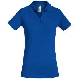 Рубашка поло женская Safran Timeless ярко-синяя, размер S, Цвет: синий, Размер: S