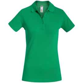 Рубашка поло женская Safran Timeless зеленая, размер S, Цвет: зеленый, Размер: S