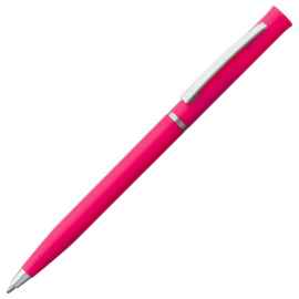 Ручка шариковая Euro Chrome, розовая, Цвет: розовый, Размер: 13