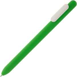 Ручка шариковая Swiper Soft Touch, зеленая с белым, Цвет: зеленый, Размер: 14