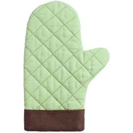 Прихватка-рукавица Keep Palms, зеленая, Цвет: зеленый, Размер: 30х19 см