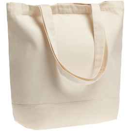 Холщовая сумка Shopaholic, неокрашенная, Цвет: неокрашенный, Размер: 43