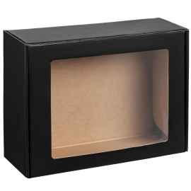 Коробка с окном Visible, черная, Цвет: черный, Размер: 25