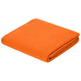 Флисовый плед Warm&Peace, оранжевый, Цвет: оранжевый, Размер: 100х140 см