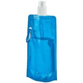 Складная бутылка HandHeld, синяя, Цвет: синий, Объем: 400, Размер: 11x21